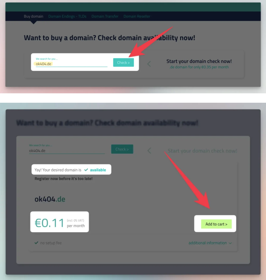 Netcup 域名注册教程！轻松购买 .com、.de 等域名
